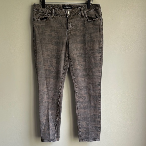 Lucky Brand Camo Ankle Cheville Lolita Skinny Faded Subtle Camo Print Size 10/30 - Picture 1 of 8